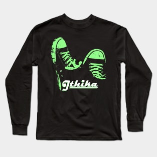 Ithika Shoe Design Long Sleeve T-Shirt